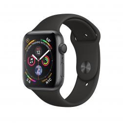 Apple Watch Space Gray Series 4 44 mm  Aluminum Case with Black Sport Band