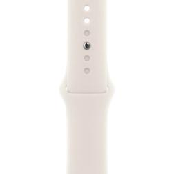 Apple Watch Series 11 46mm Aluminum Case with Sport Band, Starlight