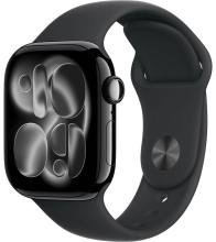 Apple Watch Series 11 42mm Jet Black Aluminum Case with Sport Band Black