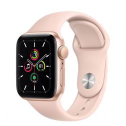 Apple Watch SE 44mm GPS Gold Aluminum Case with Rose Gold Sport Band