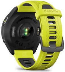 Умные часы Garmin Forerunner 965, черный с желтым силиконовым ремешком (010-02809-22)