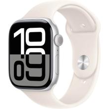 Apple Watch Series 11 46mm Aluminum Case with Sport Band, Starlight