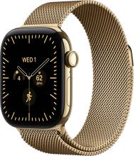 Apple Watch Series 12 46mm Radiant Gold Titanium Case with Milanese Loop Radiant Gold (M/L)