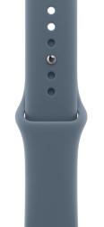 Apple Watch Series 11 42mm Space Gray Aluminum Case with Anchor Blue Sport Band