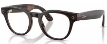 Умные очки Ray-Ban Meta Scriber Optics Gen 2 S49, RW7002 Shiny Transparent Umber
